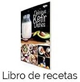 libro de recetas con kefir